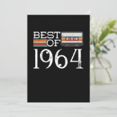 1964  56 e Birthday Jubileum Gift Kaart (Staand voorkant)