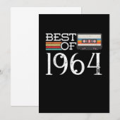 1964  56 e Birthday Jubileum Gift Kaart (Voorkant / Achterkant)