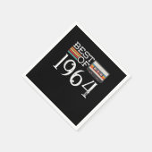 1964  56 e Birthday Jubileum Gift Servet (Hoek)