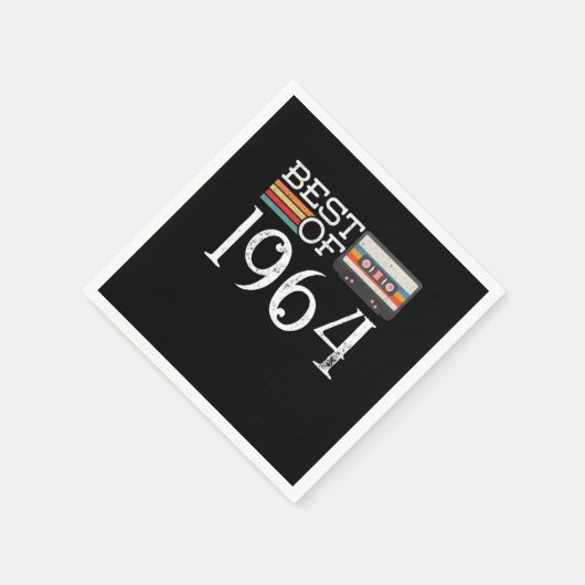 1964  56 e Birthday Jubileum Gift Servet (Hoek)