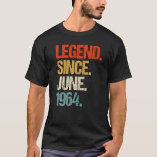 1964 59e verjaardag retro 59 jaar oud t-shirt