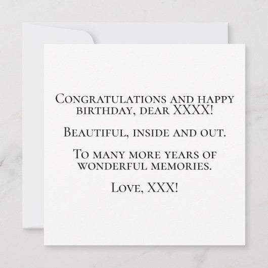  1964 60e verjaardag goud kaart (Achterkant)