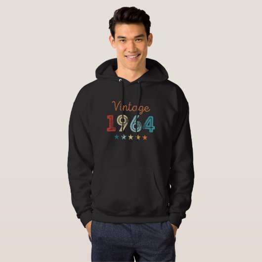  1964 60e verjaardag van de 60e verjaardag van de  hoodie (Voorkant volledig)