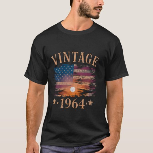  1964 60ste verjaardagscadeaus 60 jaar oud Amer T-shirt (Voorkant)