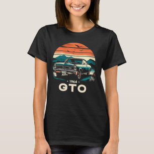 1964 64 GTO Classic Car Old School Muscle  T-shirt