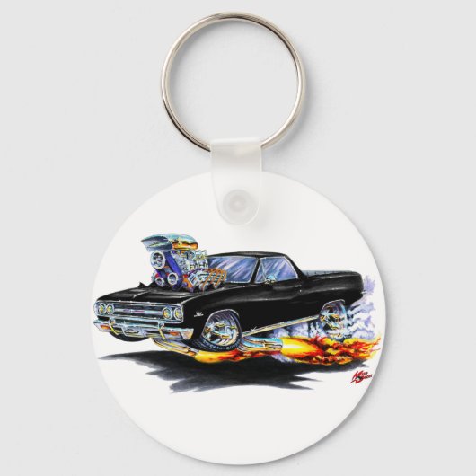 1964-65 El Camino Black Truck Sleutelhanger (Voorkant)