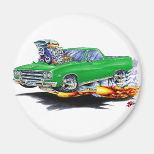 1964-65 El Camino Green Truck Magneet