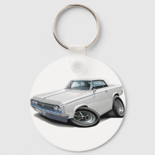1964-65 Witte auto van glas Sleutelhanger