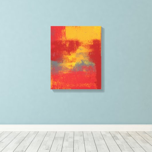 1964 Abstract Canvas Afdruk (Insitu (Houten vloer))