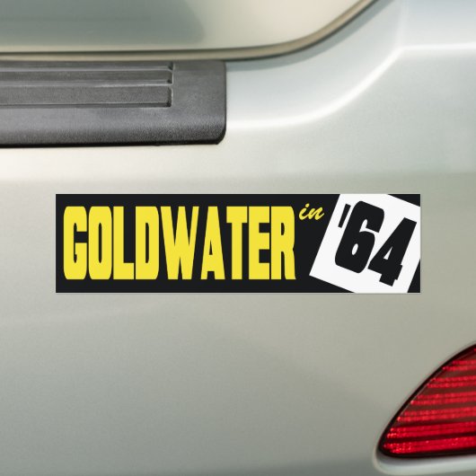 1964 Barry Goldwater  Bumpersticker (Op auto)