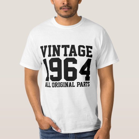 1964 BIRTHDAY T-shirts (Voorkant)