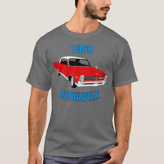 1964 Bonneville (rood) T-shirt (Voorkant)