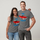 1964 Bonneville (rood) T-shirt (Unisex)