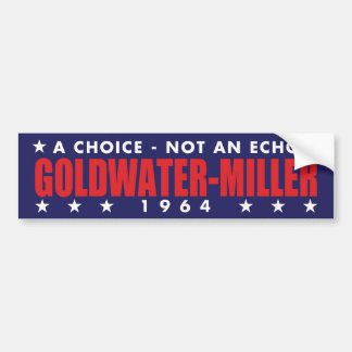 1964  Bumpersticker Goldwater Miller