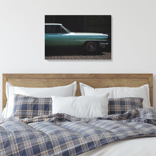 1964 Cadillac Coupe Deville - Bern, Zwitserland Canvas Afdruk (Insitu (Slaapkamer))