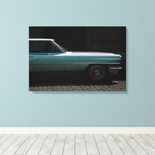 1964 Cadillac Coupe Deville - Bern, Zwitserland Canvas Afdruk (Insitu (Houten vloer))