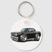 1964 Chevelle Black Car Sleutelhanger (Voorkant)