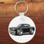 1964 Chevelle Black Car Sleutelhanger (Voorkant)