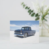 1964 chevy c10 " hot rod " , bestelwagen voor stra briefkaart (Staand voorkant)