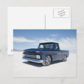 1964 chevy c10 " hot rod " , bestelwagen voor stra briefkaart (Voorkant / Achterkant)