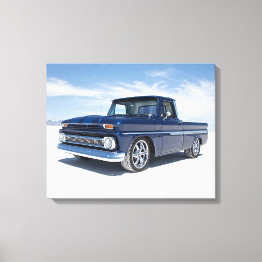1964 Chevy C10 "Hot Rod" "Street Rod" pick-up truc Canvas Afdruk (Voorkant)