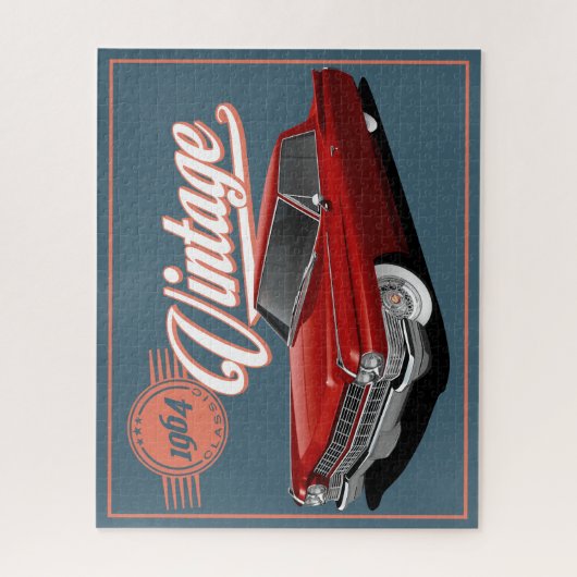 1964 Classic Caddy Jigzaag Puzzle Legpuzzel (Verticaal)