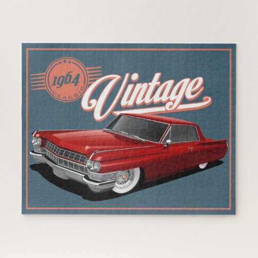 1964 Classic Caddy Jigzaag Puzzle Legpuzzel (Horizontaal)