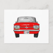 1964 Corvair Front Uitzicht Briefkaart (Voorkant)