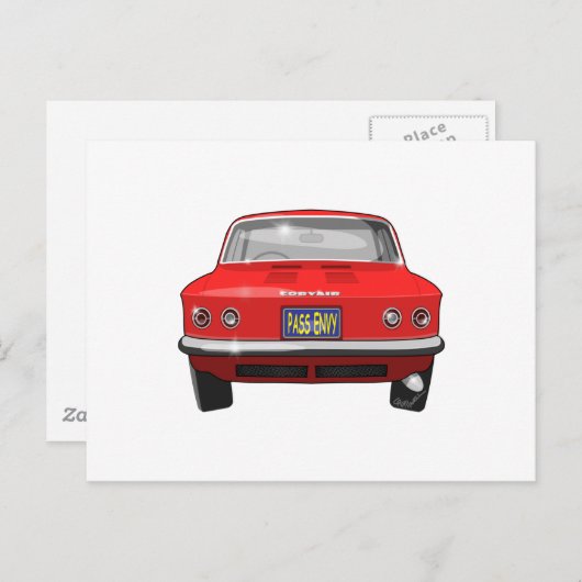 1964 Corvair Pass Envy Briefkaart (Voorkant / Achterkant)
