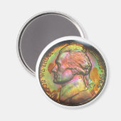 1964-D Jefferson Nickel Magneet (Voorkant / Achterkant)