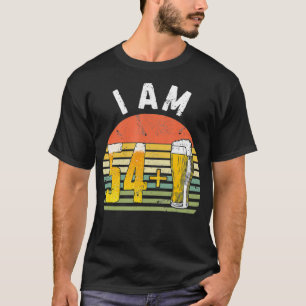 1964 Drink bier Happy 55 jaar oud T-shirt