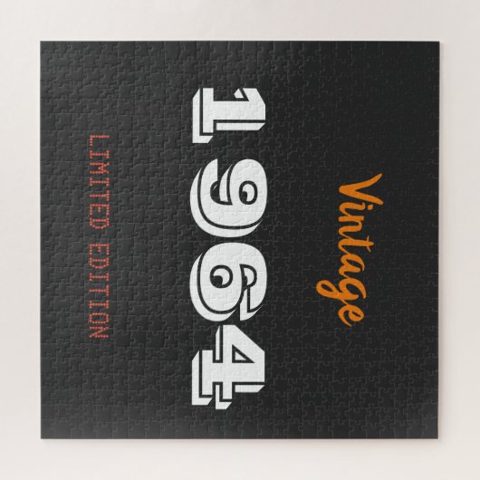  1964 gelimiteerde editie 60th Birthday Gift Legpuzzel (Horizontaal)
