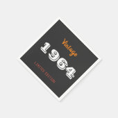 1964 gelimiteerde editie 60th Birthday Gift Servet (Hoek)