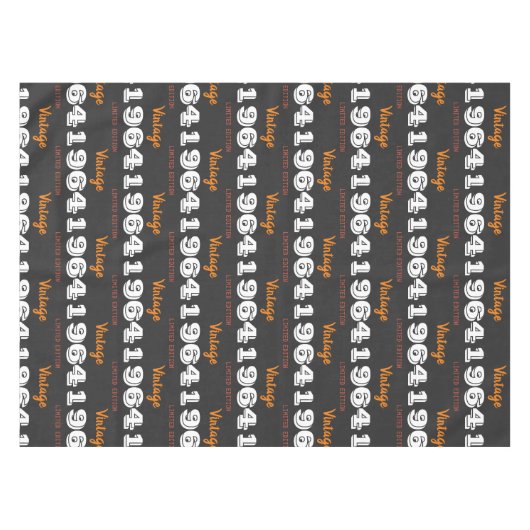  1964 gelimiteerde editie 60th Birthday Gift Tafelkleed (Voorkant (Horizontaal))