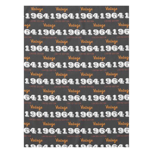  1964 gelimiteerde editie 60th Birthday Gift Tafelkleed (Voorkant)