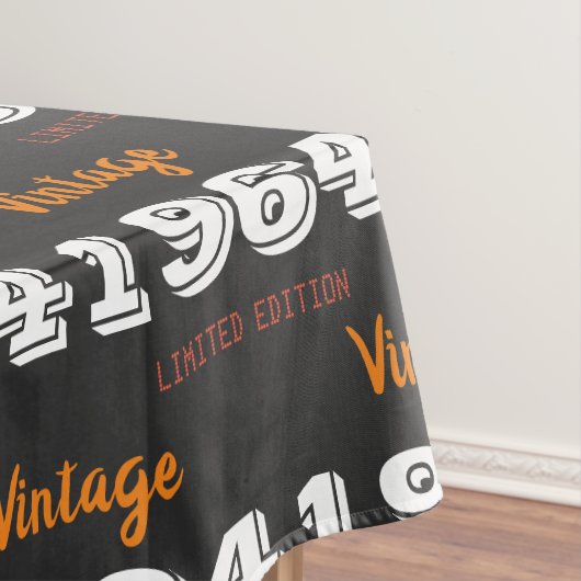 1964 gelimiteerde editie 60th Birthday Gift Tafelkleed (Voorbeeld)