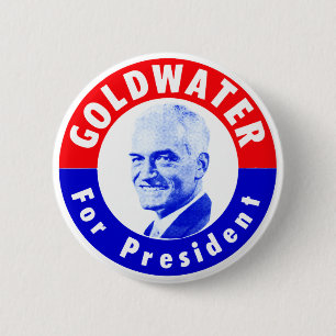 1964 Goldwater voor President Ronde Button 5,7 Cm