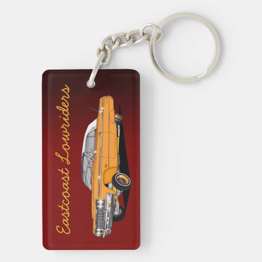 1964 Impala Lowrider Acryl Sleutelhanger (achterkant)