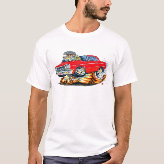 1964 Impala Red Car T-shirt (Voorkant)