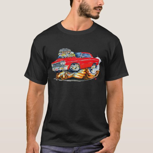 1964 Impala Red Car T-shirt (Voorkant)