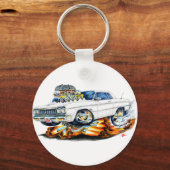 1964 Impala Witte auto Sleutelhanger (Voorkant)