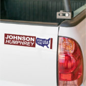 1964 Johnson Humphrey For the USA Bumpersticker (Op Truck)