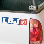 1964 LBJ Lyndon Johnson  Bumpersticker (Op Truck)
