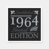 1964 Limited Edition 60 jaar oud Servet (Voorkant)