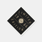 1964 Limited Edition 60th Verjaardag Servet (Hoek)