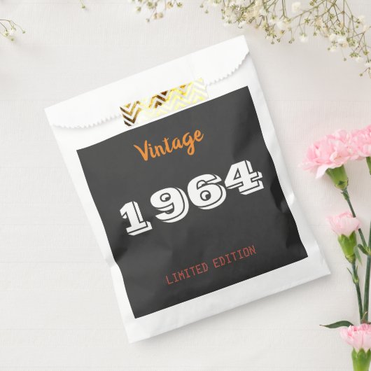 1964 Limited Edition 62ste verjaardagsfeest Bedankzakje (Gezegeld)