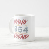 1964 Living Legend 60ste verjaardag Koffiemok (Voorkant links)