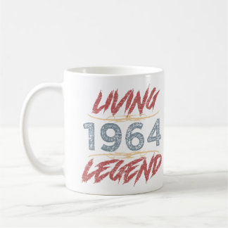 1964 Living Legend 60ste verjaardag Koffiemok