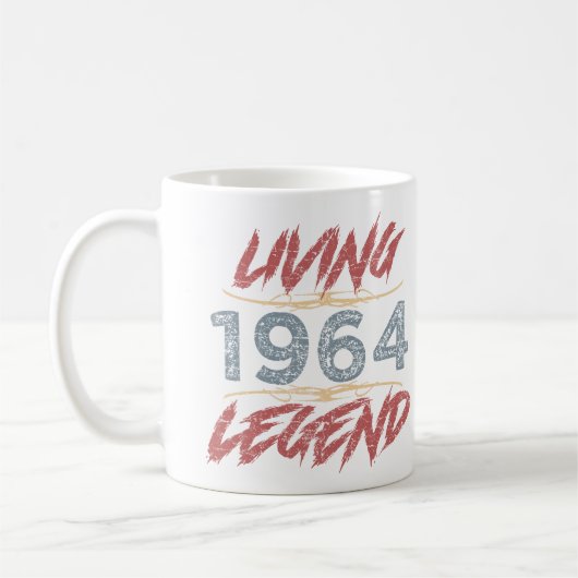 1964 Living Legend 60ste verjaardag Koffiemok (Links)