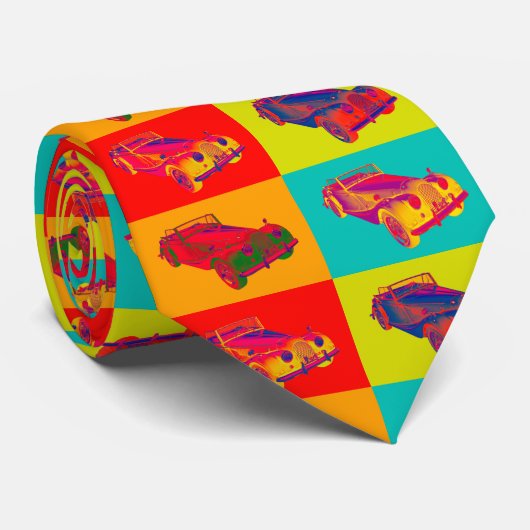 1964 Morgan Plus 4 Converteerbare Pop Art. Stropdas (Opgerold)
